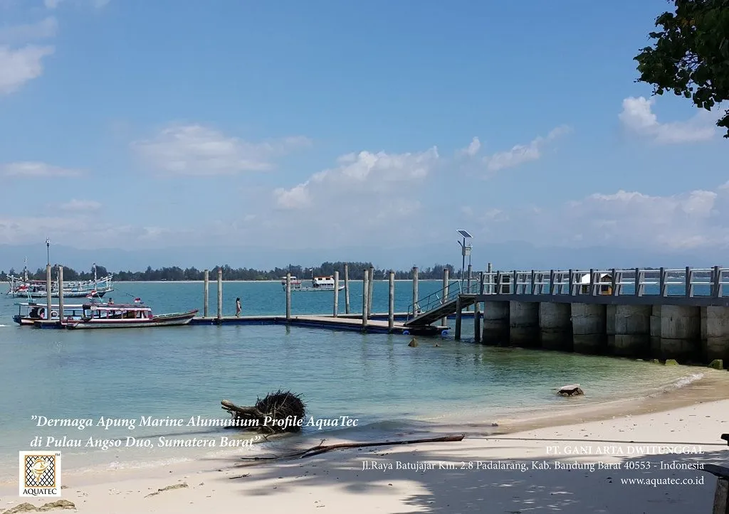 Peran Dermaga Apung Aquatec Dalam Meningkatkan Pariwisata di Pulau Angso Duo, Pariaman — Aquatec Indonesia