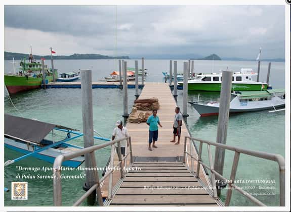 Dermaga Apung Aquatec  Wisatawan Bahari  — Aquatec Indonesia