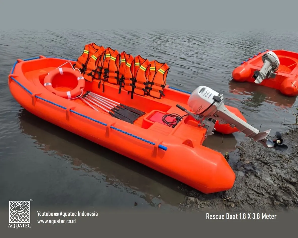 Perahu Keselamatan Anti Tenggelam dari Polyethylene (PE) — Aquatec Indonesia